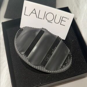 Lalique Black Crystal Paperweight